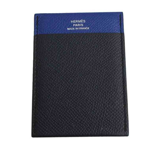Hermes Black & Blue App Song Card Holder A 26811400