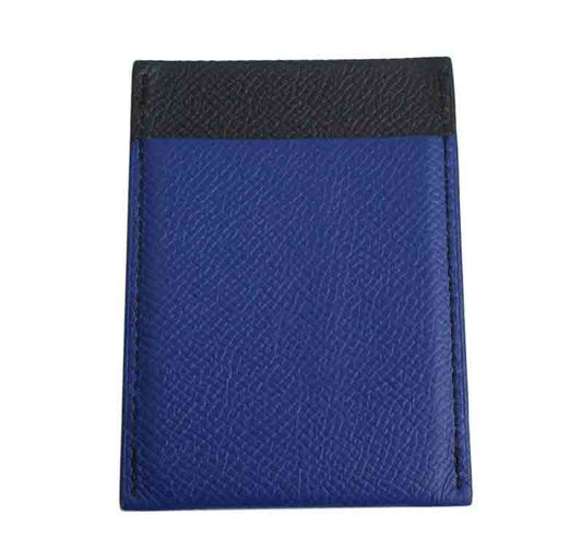 Hermes Black & Blue App Song Card Holder A 26811400