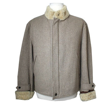 Armani Emporio Shearling Zip-Up Men's Jacket 100 41960360
