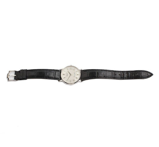 Piaget 750 White Gold Black Wani Band Men's Watch 90035 845612 42824552