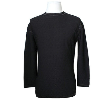 GF FERRE' Gianfranco Ferré Men's Black Knit Top 105 43706682