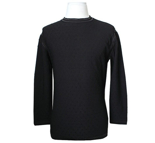 GF FERRE' Gianfranco Ferré Men's Black Knit Top 105 43706682