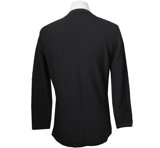 GF FERRE' Gianfranco Ferré Men's Black Knit Top 105 43706682