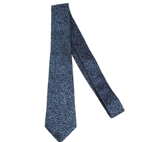 Salvatore Ferragamo Prussian Blue Silk Tie 30707687