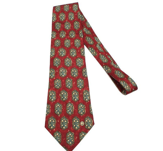 Dunhill Burgundy Silk Tie 30995350