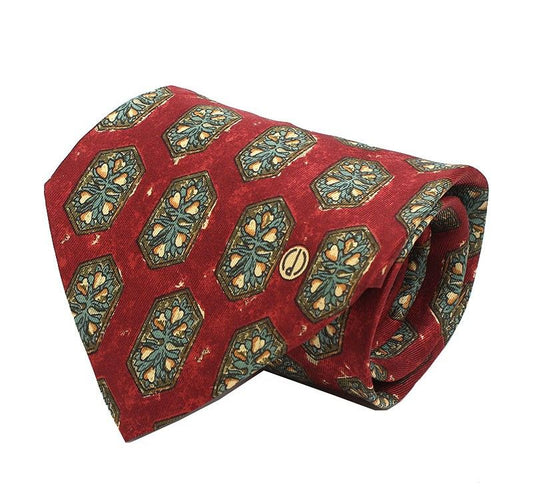 Dunhill Burgundy Silk Tie 30995350
