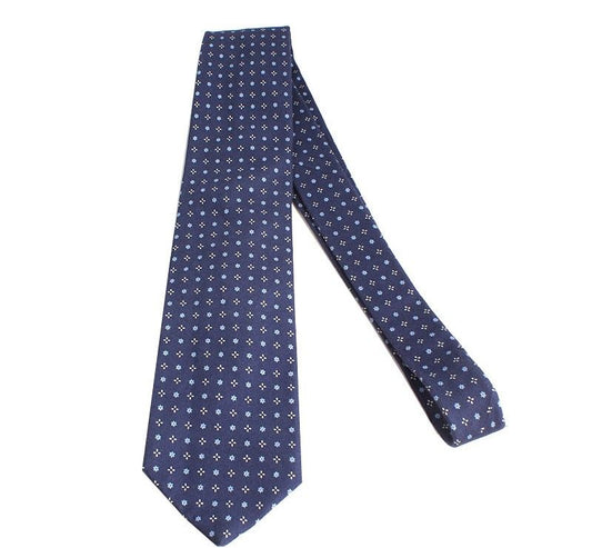 Dupont S.T. Navy Blue Silk Blend Tie 30785771