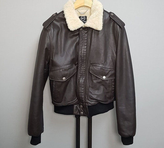 Alexander McQueen Shearling Leather Jacket 46 33262360