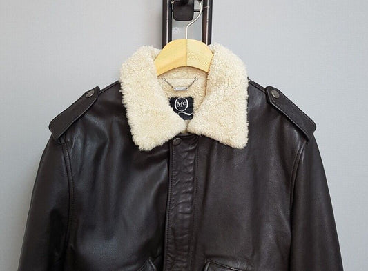 Alexander McQueen Shearling Leather Jacket 46 33262360