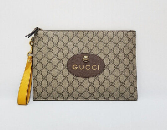 Gucci GG Supreme Neo Vintage Clutch Bag 12345 71119421