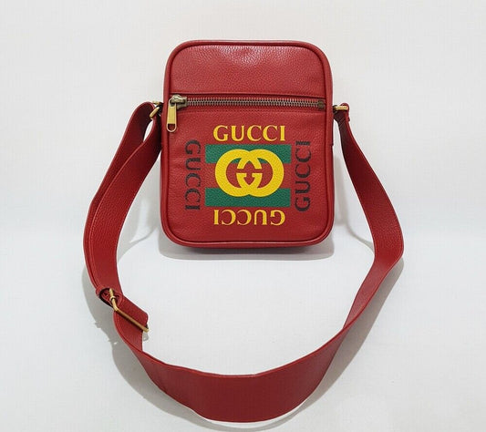 Gucci Logo Print Messenger Bag 24041230 75890664