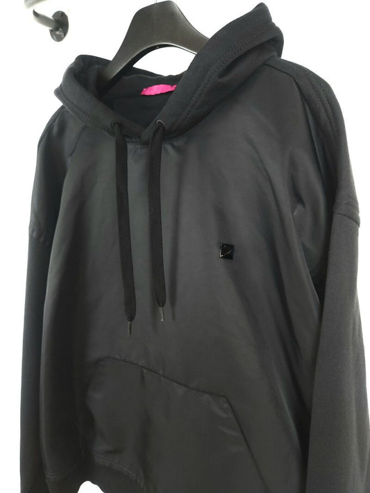 Valentino Studded Cotton Nylon Blend Hoodie 1V0MF22W 3896 52436603