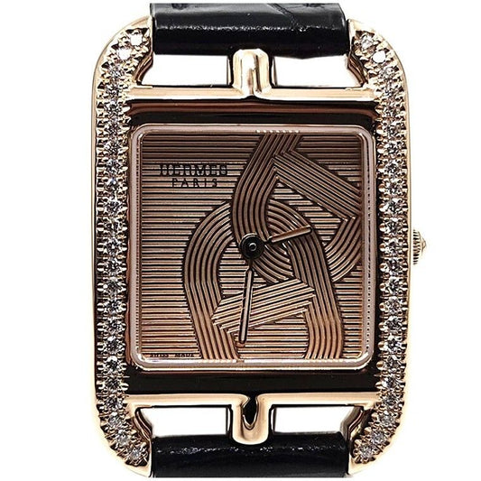 Hermes Diamond Gold Cape Cod Watch (cc1.371) 61524033 86816111