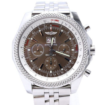 Breitling Bentley Chronograph 48MM Men's Steel Watch A44362 65876055