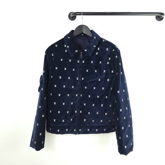Louis Vuitton Velvet Evening Blue Jacket 6633 98840321