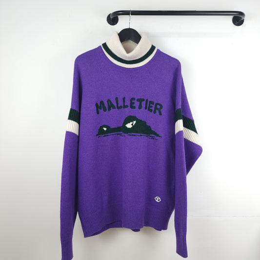 Louis Vuitton Logo Roll Neck Pullover Knit 6624 98840342