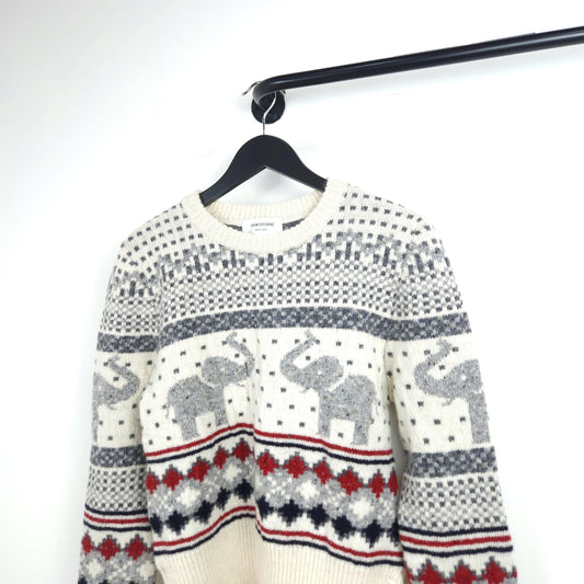 Thom Browne Elephant Icon Knit Sweater MKA311A-00278100 7308 115369034