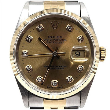 Rolex Djust Combi 10p Watch (16233) 110124013 118701641