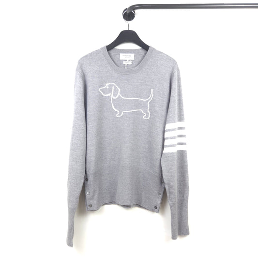 Thom Browne Merino Wool 4-Bar Hector Knit Sweater MKA486A-Y1002 8040 122332375