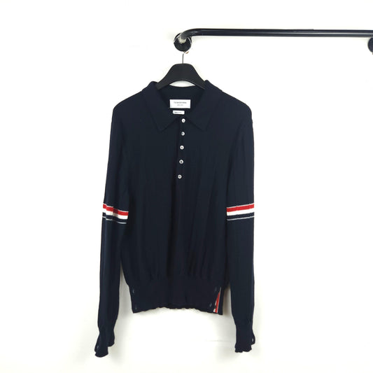 Thom Browne Relaxed Arm Band Polo Knit MKP108A-Y1002415 8338 124508854