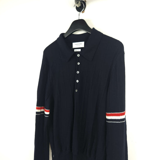 Thom Browne Relaxed Arm Band Polo Knit MKP108A-Y1002415 8338 124508854