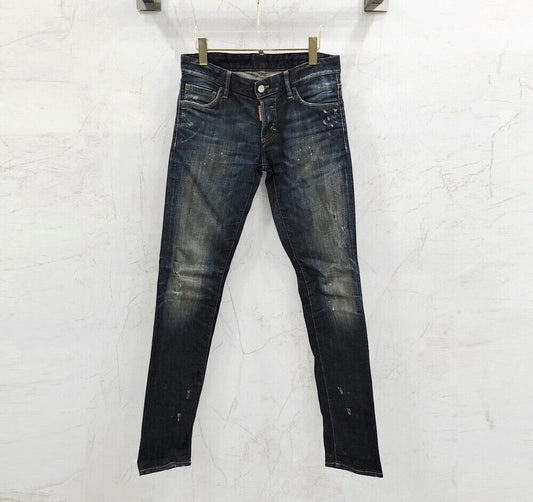 กางเกงยีนส์ทรงเท่ Dsquared2 Retro Washed Patch - SKU 42