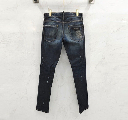 กางเกงยีนส์ทรงเท่ Dsquared2 Retro Washed Patch - SKU 42