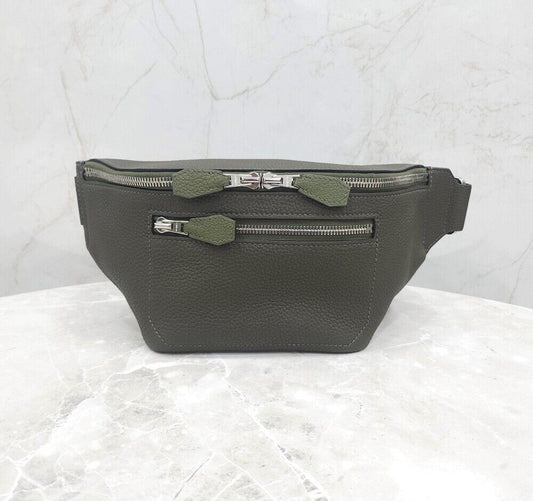 กระเป๋าสะพายข้าง Hermes City Slide Cross Bumbag PM หนัง Togo พิมพ์ลาย U - SKU