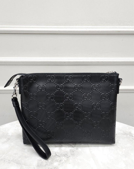 Gucci Embossed Medium Messenger Bag 63784349