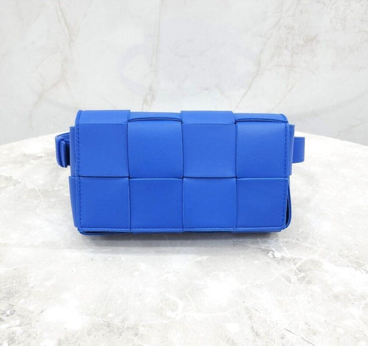 Bottega Veneta Mini Blue Cassette Belt Bag - New Item SKU123 121376430