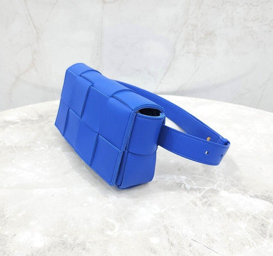 Bottega Veneta Mini Blue Cassette Belt Bag - New Item SKU123 121376430