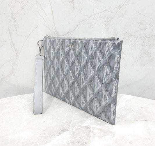 Dior Gray CD Diamond A5 Pouch 2ESCA490DCO 121957067