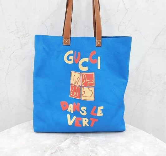 Gucci DANS LE VERT Printed Tote Bag 519335 123908396