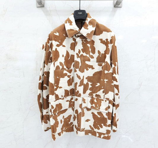 Fendi Shearling Leather Jacket 114677970