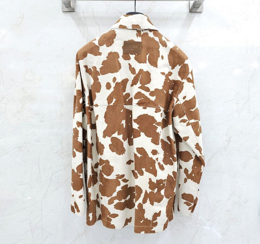 Fendi Shearling Leather Jacket 114677970