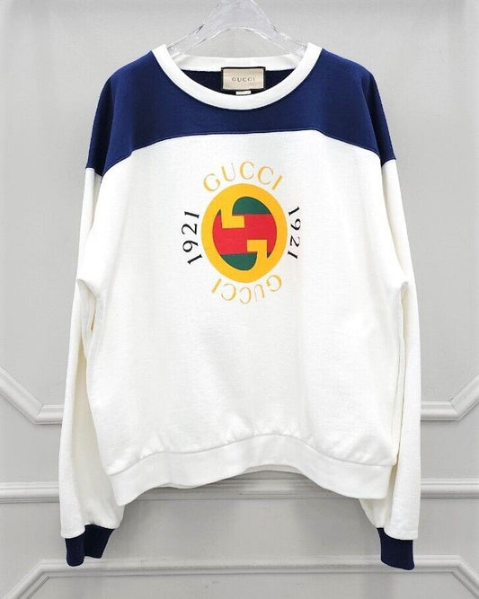 Gucci Logo Print Cotton Jersey Sweatshirt 62248240