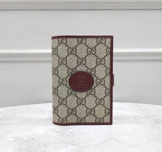 Gucci Interlocking Canvas Wallet Passport Holder 56989361