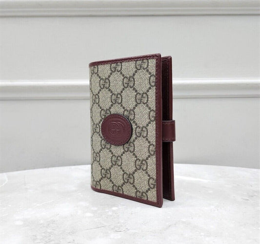Gucci Interlocking Canvas Wallet Passport Holder 56989361