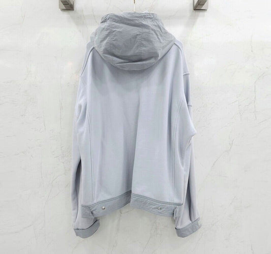 SOLID HOMME Solid Gray Anorak Hooded T-shirt SKU 50 123520406