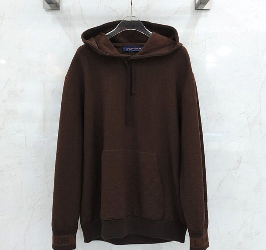Louis Vuitton Brown Monogram Pullover Hoodie - SKU 123520290