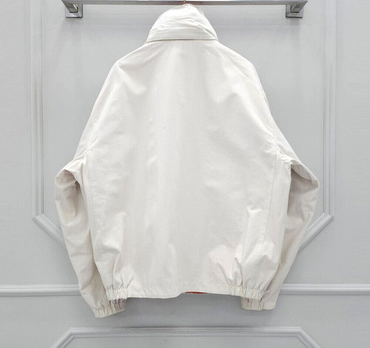 Gucci gg GG Logo Patch Web Reversible Hooded Jacket 46320674