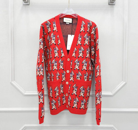 Gucci Animal Pattern Cardigan 73751384