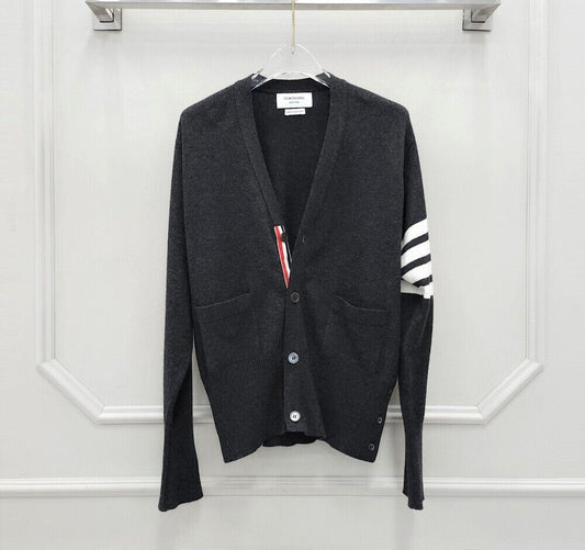 Thom Browne Cashmere Diagonal Stripe Cardigan 60717290