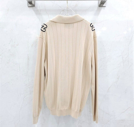 Gucci GG Cotton Knit Cardigan - SKU 001 123905812