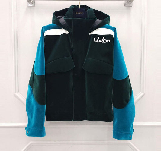 Louis Vuitton Technical Tape Velour Windbreaker Jacket 76469013