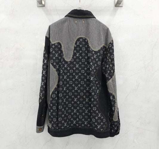 Louis Vuitton Monogram Crazy Denim Workwear Jacket 1A9GEG 112859011