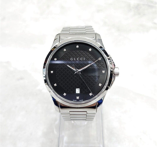 Gucci G Timeless Diamond Metal Watch 93103227