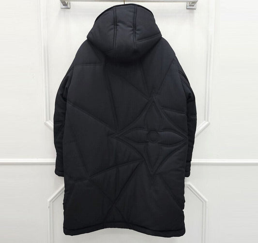 Louis Vuitton Monogram Flower Padded Wool Parka 52 96038363
