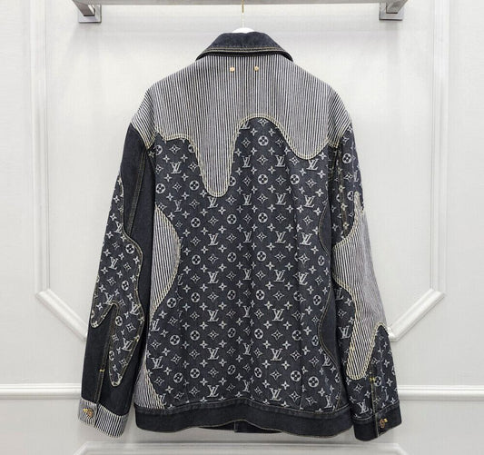 Louis Vuitton Nigo x X Crazy Denim Workwear Jacket 96038155