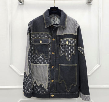 Louis Vuitton Nigo Crazy Denim Workwear Jacket 61583902